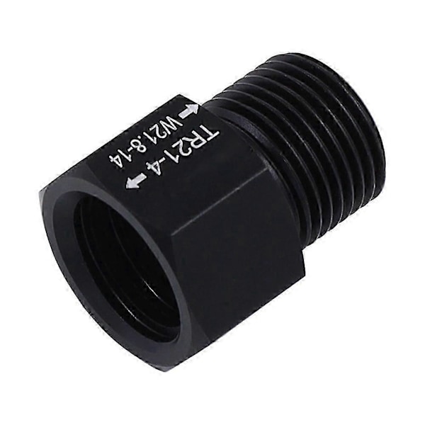 CO2 Sylinder Adapter, T21-4 til W21.8-14 Adapter Konverter til CO2 Sylinder kompatibel med