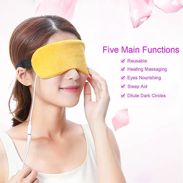 Rentouttava Steam Eye Eye Mask silmänympärysihon hoitoon ja väsymyksen lievitykseen