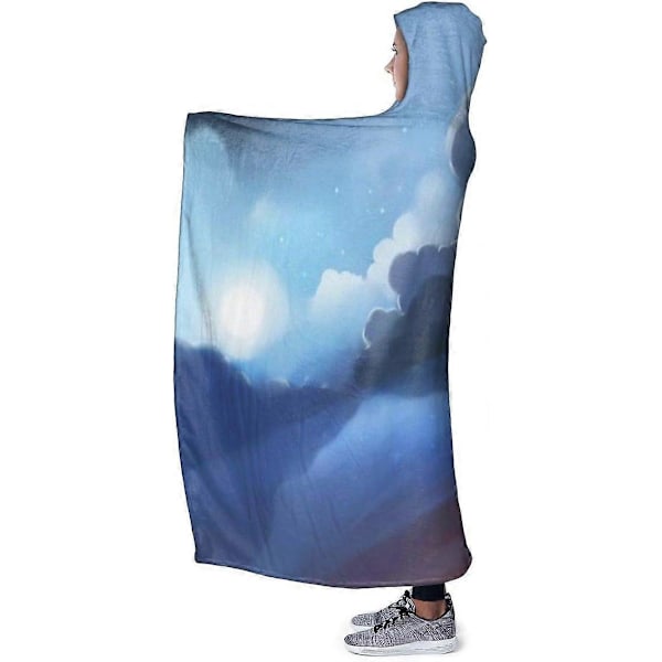 Kat Hætte Tæppe Sødt tæppe, super blødt varmt og behageligt plys hoodie tæppe, egnet