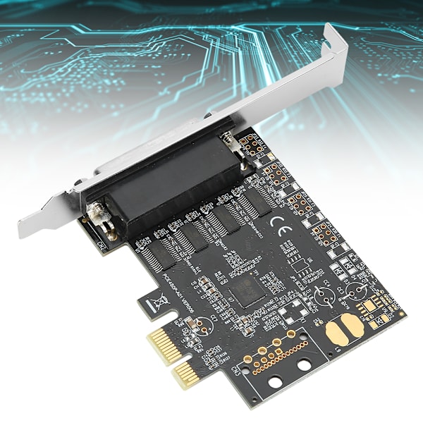 Udvidelseskort PCI E TIL AX99100 4-ports computertilbehør 115200bps til SPP/Byte/ECP-tilstand