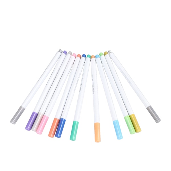 Metallic Maling Penne 12 Farver Blød Pen Tip Multifunktion Maling Marker Penne til Studerende Notering