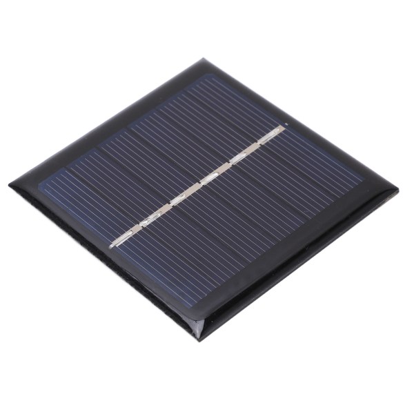 Bærbar 0,6W 3V polysilisium solcellepanel nivå A Solar ladebrettmodul for solar hagebelysning