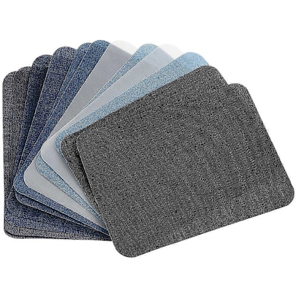 10 stk. Termiske klæbende stryge-på-lapper Jeans Taske Hat Reparation Dekor Design