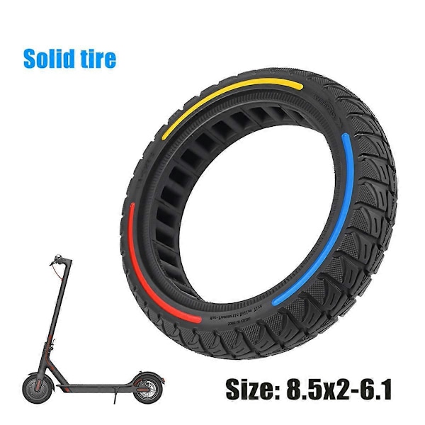 9.5In 9.5x2-6.1 Massivt Däck E-Scooter Off-Road Däck för M365 E-Scooter