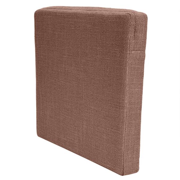 Husholdnings Firkantet Blød Yoga Gulvpude Aftagelig Vaskbar Meditationsmåtte Pude Kaffe 40 x 6 cm (L x B x H)