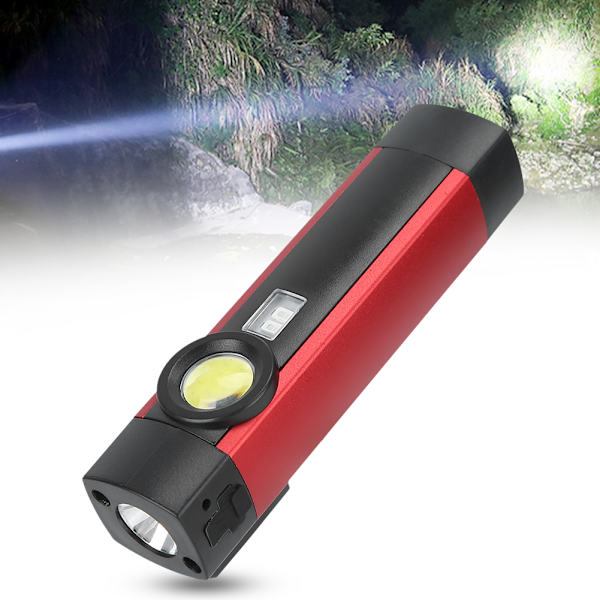 Bærbar COB Lilla Lys LED Lommelygte Mini Magnet Lommelygte 4 Tilstande USB Genopladelig Arbejdslampe 5W