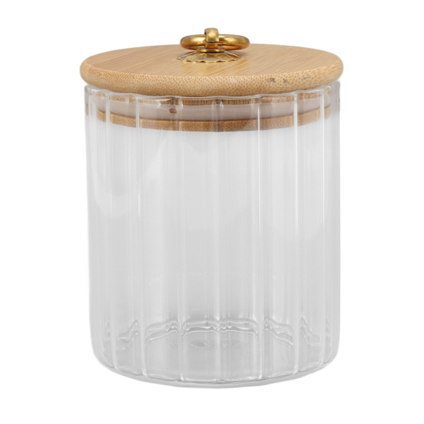 Förvaringsburk i glas med tättslutande lock för te, kaffe, socker, torkad frukt, 500 ml