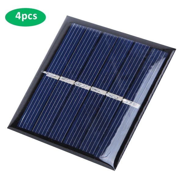 4PCS 3V 168mA Solpanel DIY Material Utomhus Nödladdare Bärbar Strömförsörjning