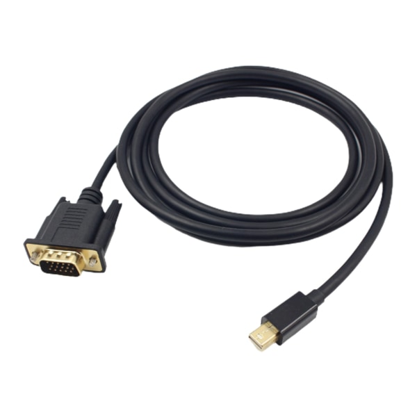 1,8M mini skærmport til VGA kabel adapter 1080P DP til VGA adapter HDTV skærm kompatibel til MacBook Air Pro