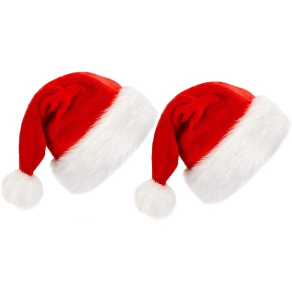 Delar, Julhatt, Julhatt, Tomtehatt för vuxna, Mjuk plysch julhatt, Klassisk julhatt, Julhatt för vuxna, Tomtehatt.