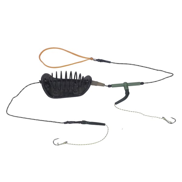 Fiskekrok Stark Power Bite Cage Effektiv Havsfiskekrok med Metallsänke för Karp 50g / 1.8oz