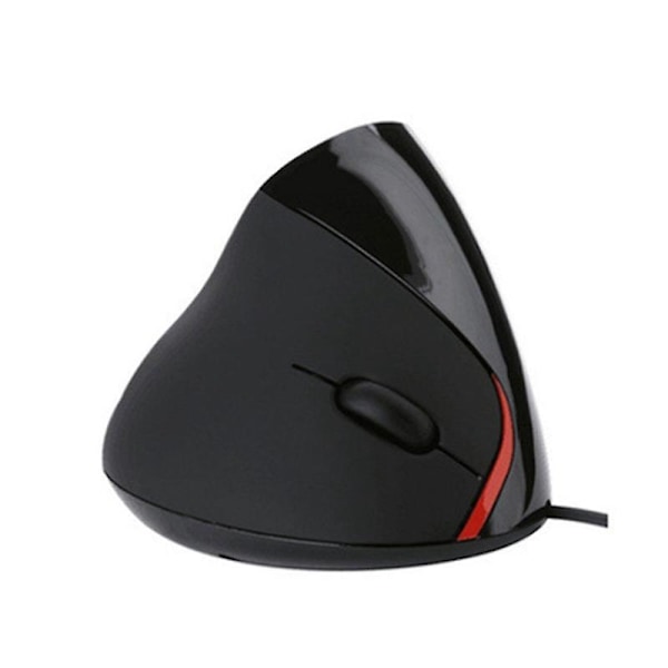 Genopladelig Trådløs Vertikal Ergonomisk Mus 24GHz Optisk med USB Modtager