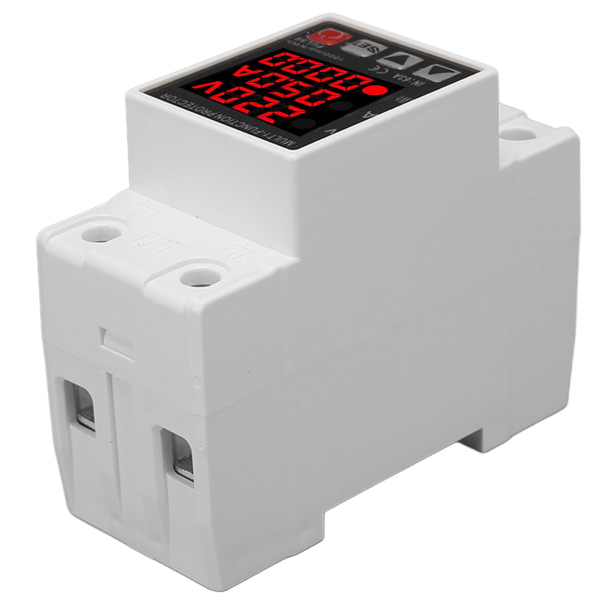 Strömskydd 3 Display Justerbar Intelligent Överspänning Underspänningsskydd AC 80‑300V 1‑63A