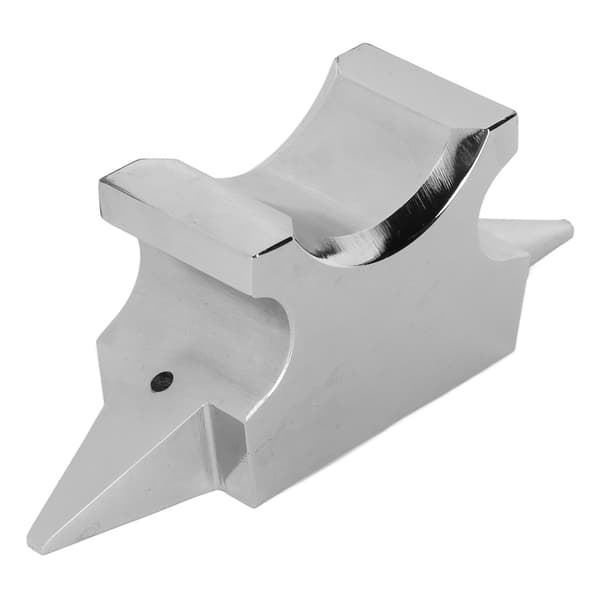 Dobbeltendet Horn Ambolt Rustfrit Stål Metal Smedningsplatform til DIY Smykkefremstilling