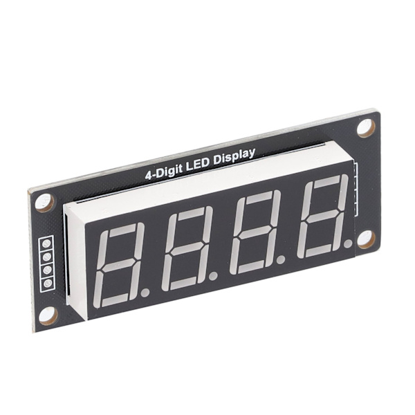 4 stk. LED-segment digitalt displaymodul 4 bit 7 segmenter printkort urmodul 0,56 tommer MRA172A rød