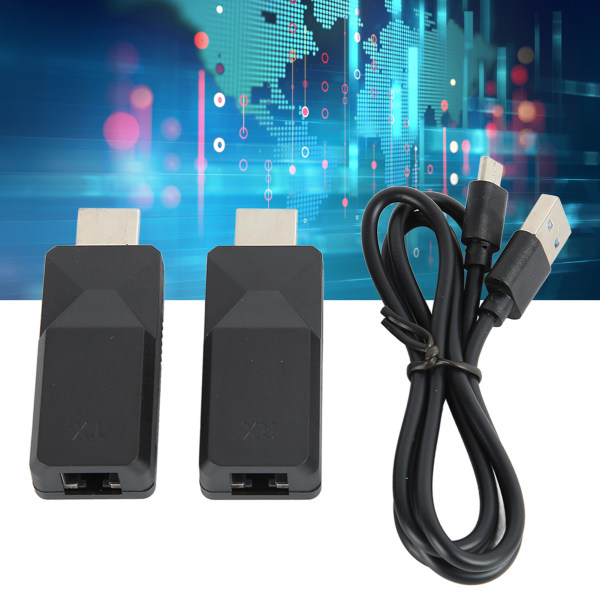 HD Multimedia Interface Extender Sender Mottaker 165ft Cat5 Cat6 Ethernet RJ45 til HD Multimedia Interface Extender