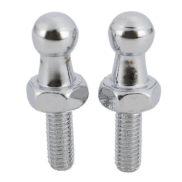 2x 10mm Kulbult M6 Kompatibel Gasfjäder Gasfjädrar Kulände Bult Motorhuv Std 001 Zekai