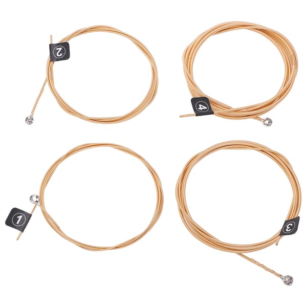 4 stk. basstreng metal G D A E 4 toner instrument tilbehørssæt til udskiftning