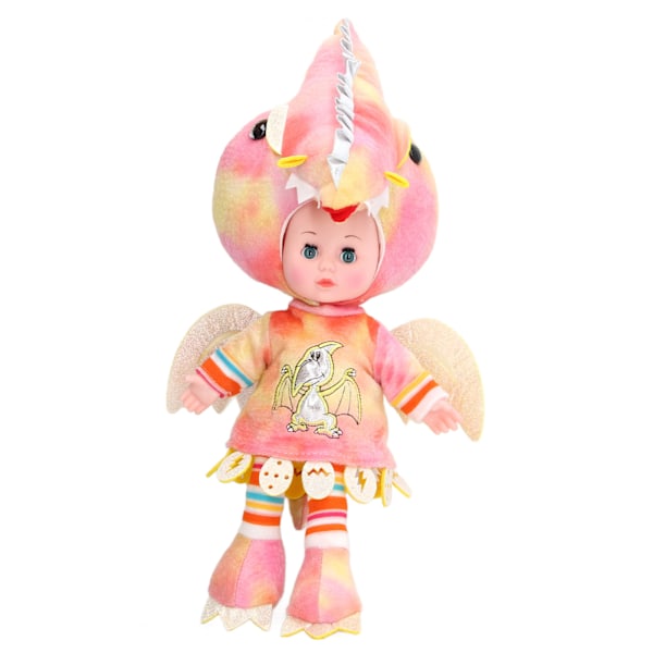 Dinosaur Baby Doll Sød Blød Plys Baby Dinosaur Legetøj til Piger og Børn 40cm/15.7inPink