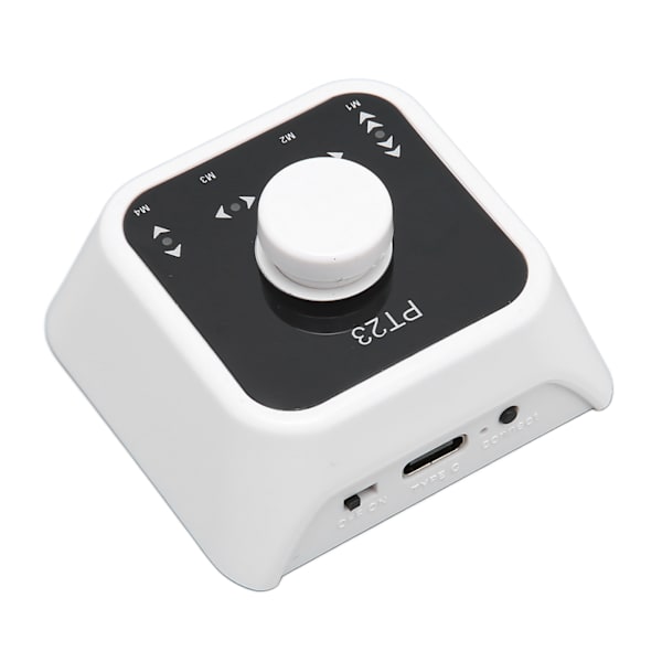 Bluetooth Sidevender Pedal Genopladelig Trådløs Multimedie Controller Tastkontakt til Computer Telefon Hvid