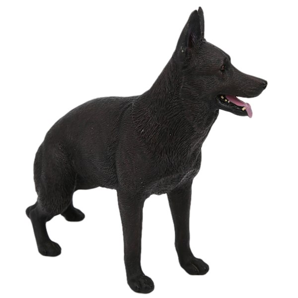 Tysk Schäferhund Modell Ornament Høy Simulering Hund Modell Leke Dekorasjon884