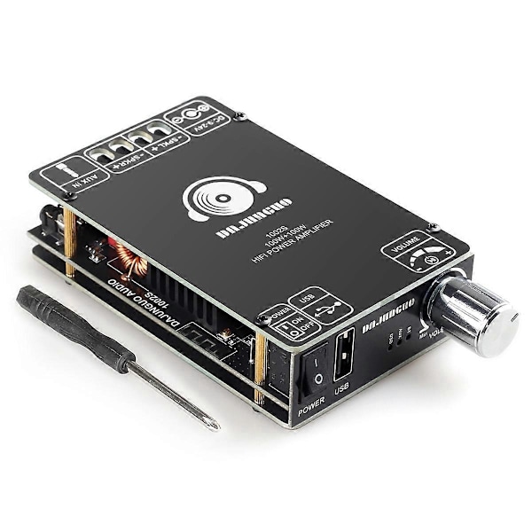 -1002S Bluetooth forstærkerkort 100W+100W 12-24V A
