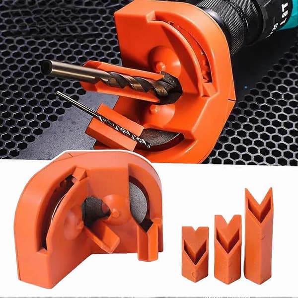 2-10 mm multifunktionel borebitssliber Gammel borebitssliber Bærbar manuel borebitssliber til alle bits Orange