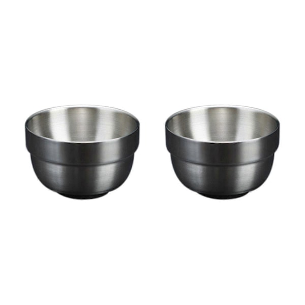80 ml Sakekopp i rustfritt stål, dobbelt lag, mini hvitvinskopp, B