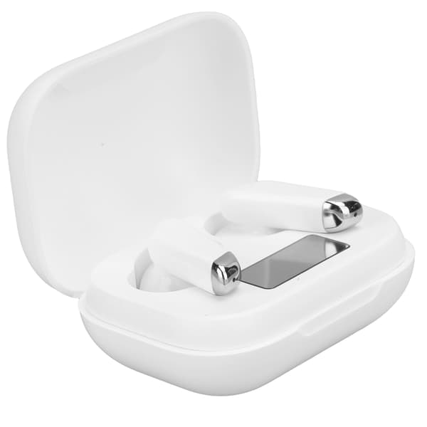 BT-J70 TWS Bluetooth 5.0 Headset Dubbla öron Brusreducerande hörlurar Pekkontroll Hörlurar Vit