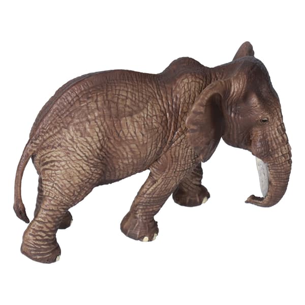 Naturtro Elefantmodel Høj Simulation Håndmalet Hun-elefant Legetøjsfigur Model Elefant