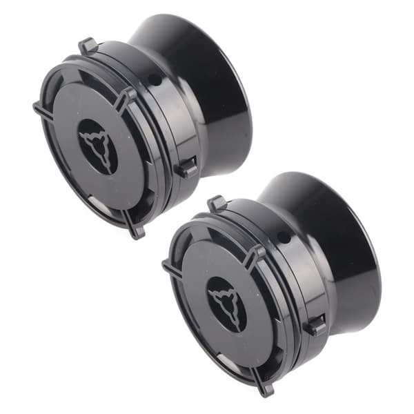 1 par NAB-navadaptere Professionel poleret aluminiumslegering 10 tommer åbner til Studer ReVox til Akai til Teac Sort