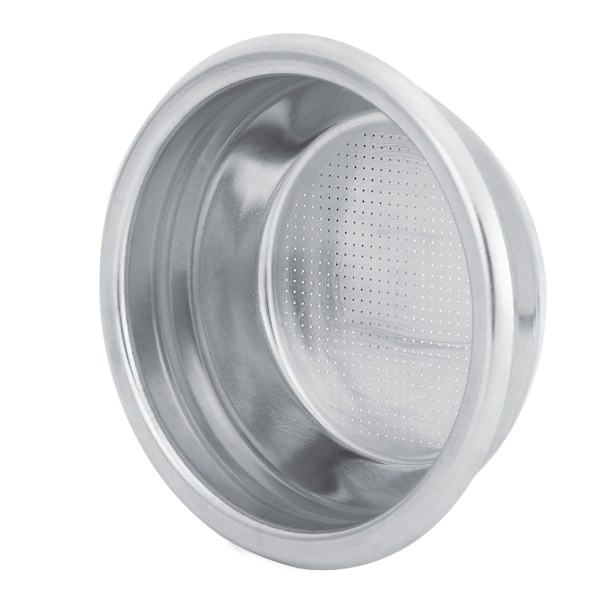 58mm Yhden ja kahden hengen huokoinen suodatinpussikorin kahvikoneen pohjaton kahva (kaksipuolinen)