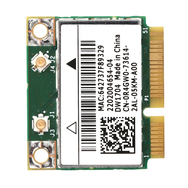 Langaton verkkokortti Mini PCI-E Wifi Bluetooth sovitin Dell xps 2710 17tr bcm943142hm