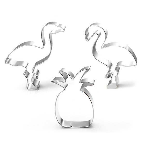 5-delars Flamingo Kakform Set, Kakbakningsverktyg