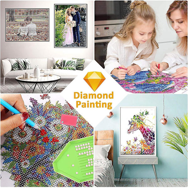Luonnonkaunis 30x40 cm 5D diamond painting - 2 set