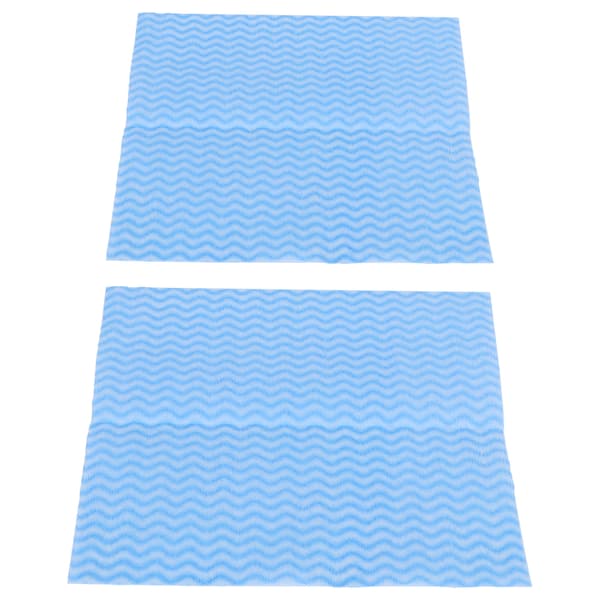 2-pack engångsduk i non-woven för disk, köksrengöring, torkduk (blå)