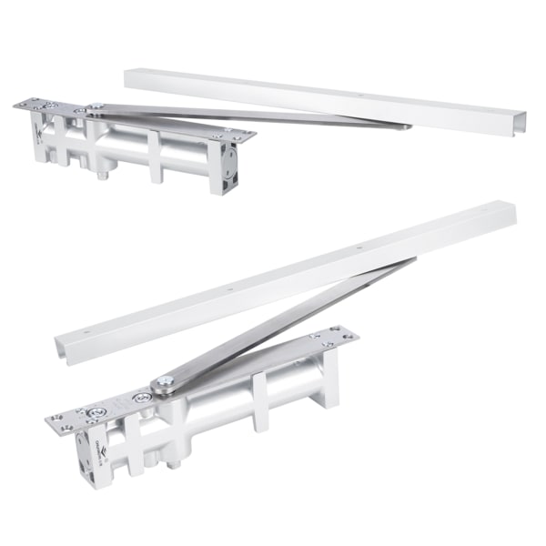 Automatisk positionering av aluminium Dold hydraulisk buffertdörrstängare 80KG Hårdvarubeslag