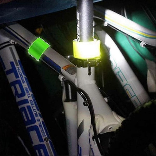 10-pak Reflekterende Spænderem Fluorescerende Ramme Armbånd Reflekterende Bælte Sikkerhedssele Cykling Jogging