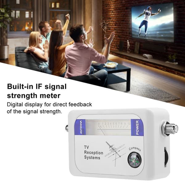 SF9507 DVB-T Satellittfinner TV Digital Signalstyrkemåler med Batterilader