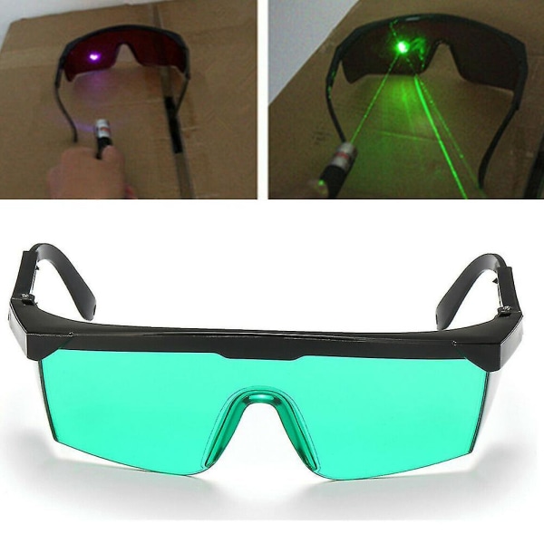 Grønne lystætte beskyttelsesbriller til lasersikkerhed