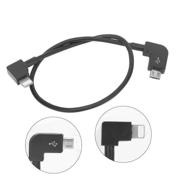 Micro USB-kabel RC Reservdelar Ersättningstillbehör Passar för MAVIC MINI Drönare (För iOS-gränssnitt till MicroUSB)