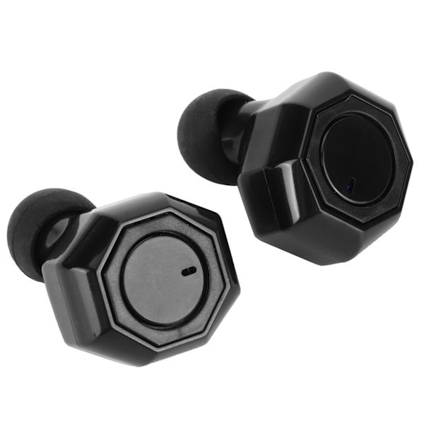 Binaurale Bluetooth-hovedtelefoner Bærbart Bluetooth-headset-øretelefoner til kørsel Sort