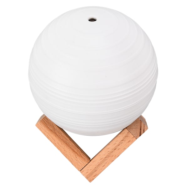 3D-trykt Saturn-lampe LED-luftfukter 300 ml kapasitet USB-lading 3 farger nattlys