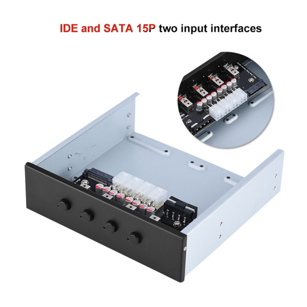Power Strömbrytare Hårddiskväljare SATA Drive Switcher för stationär PC-dator