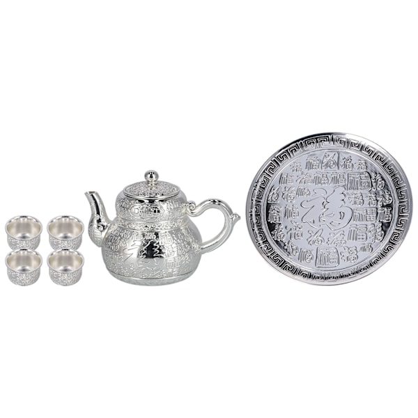 Retro Tekande Sæt Udsøgt Udskåret Elegant Retro Glattere Linjer Anti Deformation Rust Kaffekande Sæt til Gave