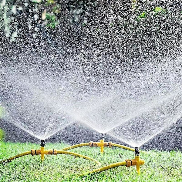 360° Roterende Automatisk Vanningssystem, Hagesprinkler, Multifunksjonell Justerbar Hagesprinkler for Utendørs Hageplener, Hagesprinkler