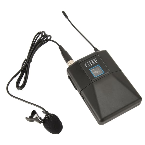 Trådlös Lavaliermikrofon Brusreducering Mini UHF Klippmikrofon för Scenframträdande KTV