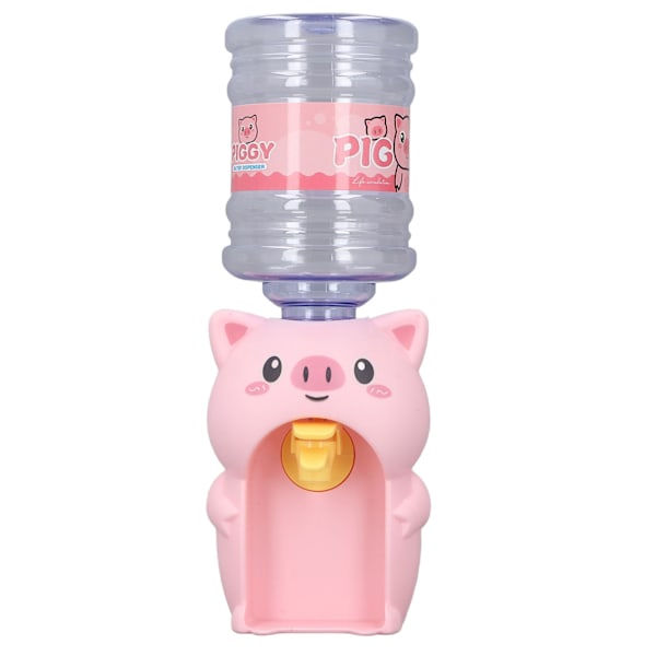 Barnvatten Dispenser Leksak Söta Cartoon Gris Form Design Miniatyr Dricksfontän för Över 3 År Gamla