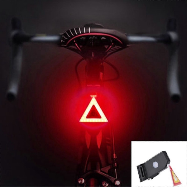 Supersterk LED Sykkellys, Front- og Baklys, Baklys for Landeveissykkel, MTB, Sykling - Bone Triangle