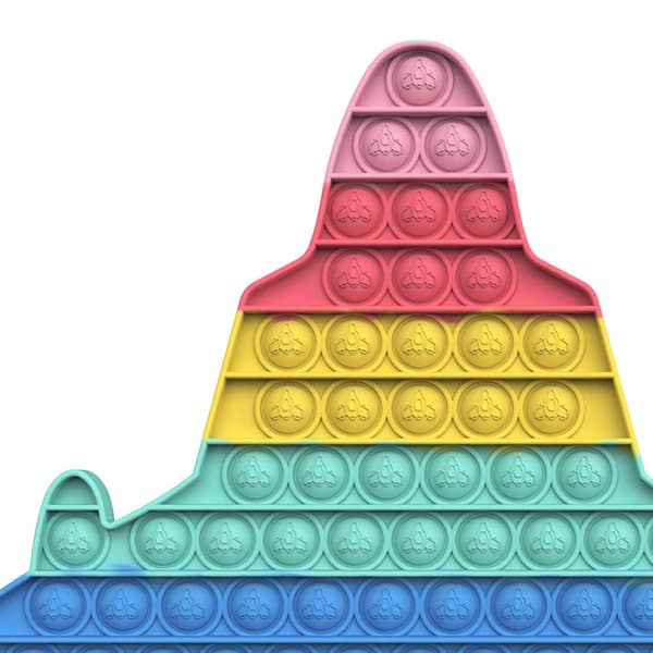 Push Bubble Sensorisk Leksak Silikon Pedagogisk Stress Relief Spel Pressa Sensorisk Bräda Typ 4